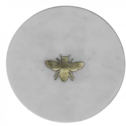 HomArt Home Inlaid Marble Tray