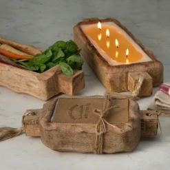 Himalayan Driftwood Candle Tray Small