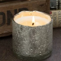 Himalayan Artisan Blown Glass Silver Tumblr