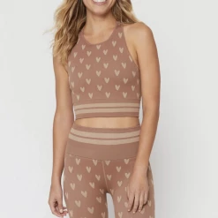 Spiritual Gangster High Neck Jacquard Bra- Tonal