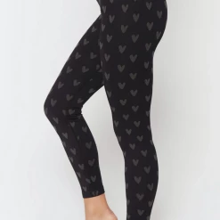Spiritual Gangster Love Sculpt Jacquard Legging - Black Women's Clothing
