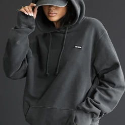 Joah Brown Empire Pullover Hoodie - Black