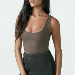 Joah Brown Scoop Neck Tank