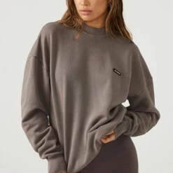 Joah Brown Women's Clothing Classic Crew Pullover- Peppercorn