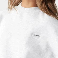 Joah Brown Women's Clothing Classic Crew Pullover - Pearl