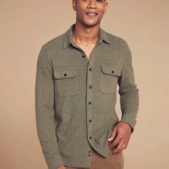 Faherty Legend Sweater Shirt - Olive