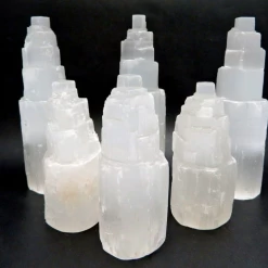JNB Crystals Selenite Crystal Tower Home