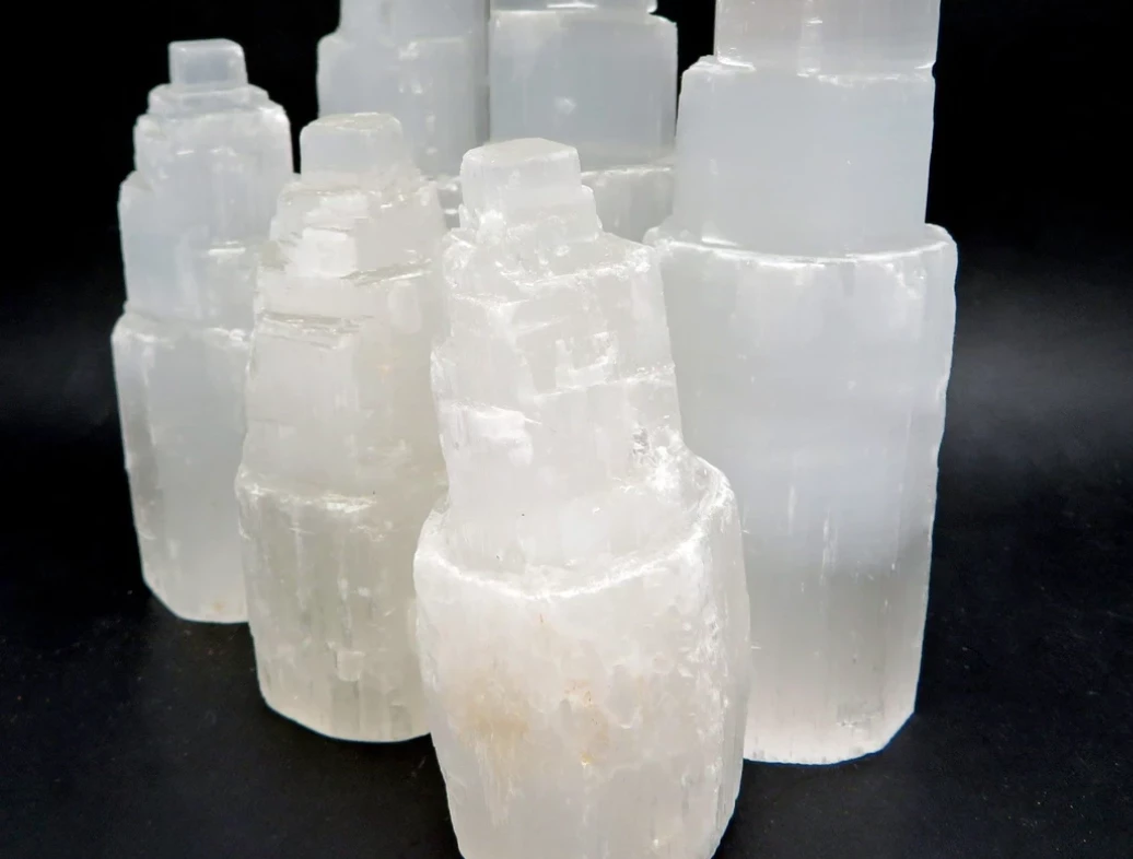 JNB Crystals Selenite Crystal Tower Home 5 JNB Crystals Selenite Crystal Tower Home