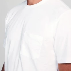 Faherty Men's Clothing Sunwashed Pocket Tee-White