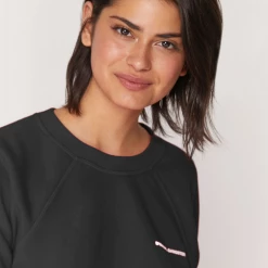 Spiritual Gangster Bridget Raglan Sweatshirt-Vintage Black Women's Clothing