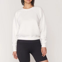 Spiritual Gangster Bridget Raglan Sweatshirt-Stone