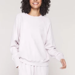 Spiritual Gangster Bridget Raglan Sweatshirt-Quartz Women's Clothing