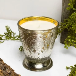 Himalayan Home Fleur De Lys Silver Tumbler