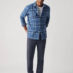 Faherty Legend Sweater Shirt - Vancouver Plaid Men's Clothing