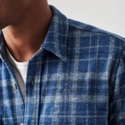 Faherty Legend Sweater Shirt - Vancouver Plaid Men's Clothing