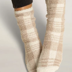 Barefoot Dreams CozyChic Plaid Sock