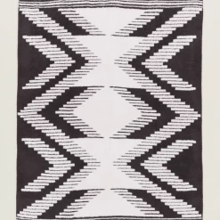 Barefoot Dreams CozyChic Textured Throw-Dark Brown/Almond