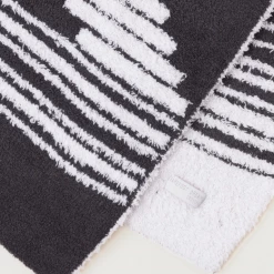 Barefoot Dreams CozyChic Textured Throw-Dark Brown/Almond