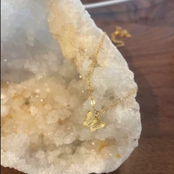 Jacqueline Nicole Brown Butterfly Charm Necklace Necklaces