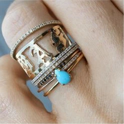 Jnbstyle Rings Sweet English Ring