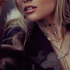 Jnbstyle Necklaces Goth Nameplate Necklace