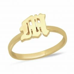 Jnbstyle Old English Letter Ring