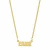 Jacqueline Nicole Brown Necklaces Tiny Nameplate