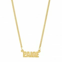 Jacqueline Nicole Brown Necklaces Tiny Nameplate