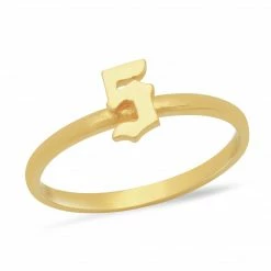 Jnbstyle Old English Letter Ring