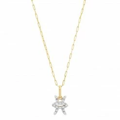 Jacqueline Nicole Brown Diamond Zodiac Sign Necklaces