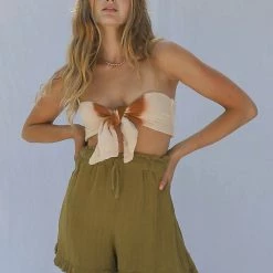 Jen's Pirate Booty Olive Crosby Shorts Women's Clothing